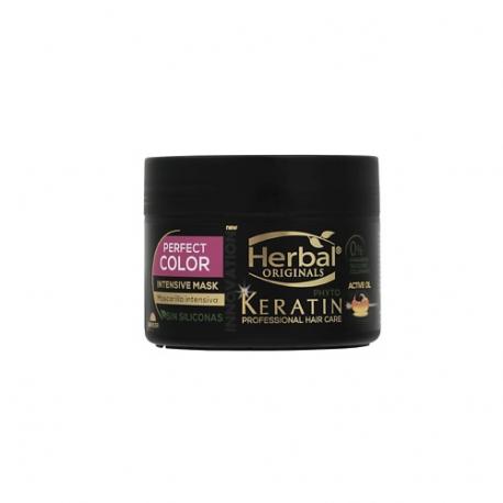Интенсивная маска фито-кератин Защита цвета окрашенных волос Keratin Professional Hair Care Intensive Mask Herbal
