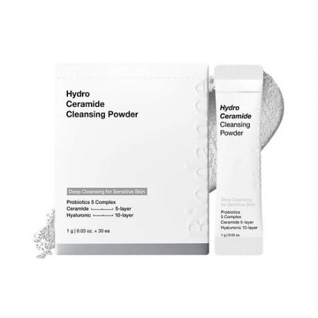 Hydro Ceramide Cleansing Powder Энзимная пудра с комплексом пробиотиков и керамидами Biodance